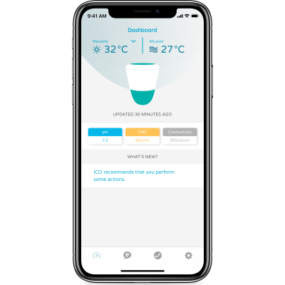 Ondilo ICO Spa digitální tester vody pro vířivky 4 v 1, Wi-Fi + Bluetooth