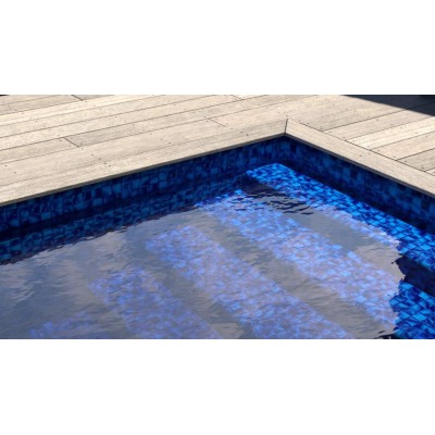 AVfol Decor Protiskluz - Mozaika Modrá Electric, 1,65m šíře, 1,5mm, metráž