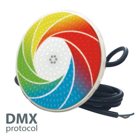 LED žárovka Flat RGB plochá 33W - DMX