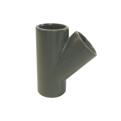 PVC tvarovka - T-kus 45° 50 mm