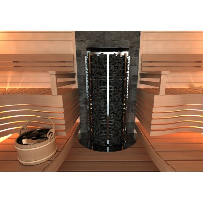 Saunová kamna TOWER 12kW – nástěnná (nutno dokoupit ovládací panel a ŘJ Innova 2.0 Built-in)