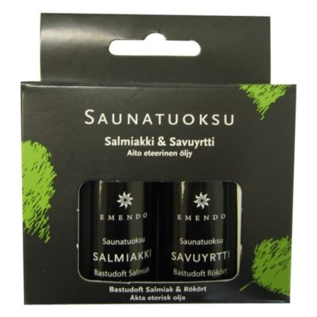 EMENDO - Saunové aroma, salmiac & smoky herb 2 x10ml