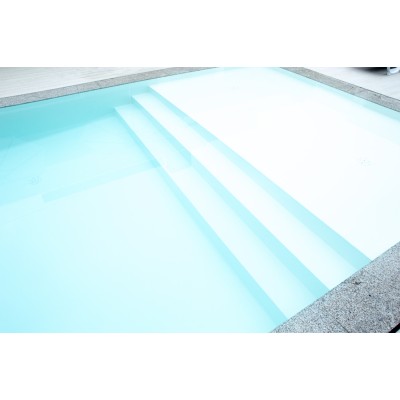 Haogenplast bazénová folie Uni colour 25 m x 1,5 mm, role 1,65 m, bílá, mat