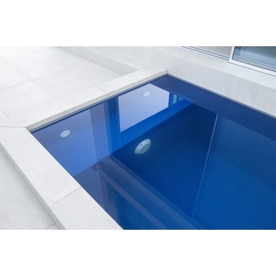 Haogenplast bazénová folie Uni colour 25 m x 1,5 mm, role 1,65 m, námořnická modř, mat